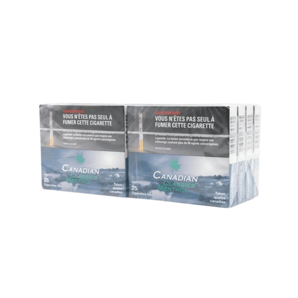 Canadian Classics Menthol cigarette carton