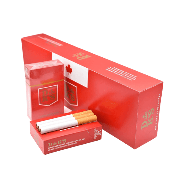 DKs Full Flavour cigarette carton