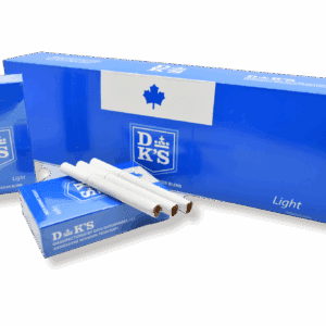DKs Light cigarette carton