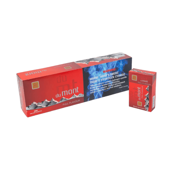 duMont Full Flavor cigarette carton